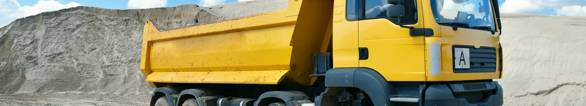Żółta ciężarówka
